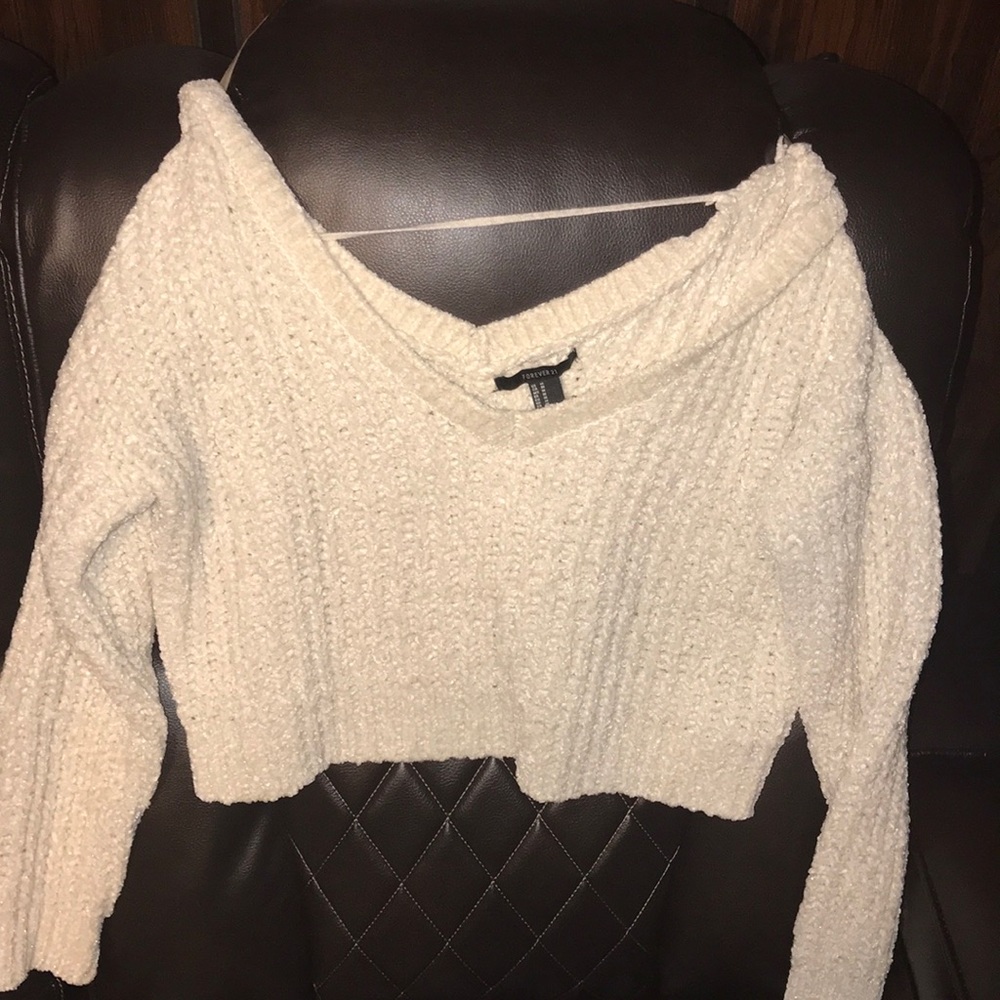 Off the shoulder sweater